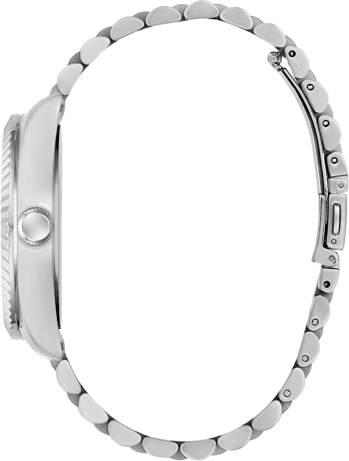 Guess Armbanduhr Herren Jaden Silver Tone Multi-function Date Watch Silber GW0977G1