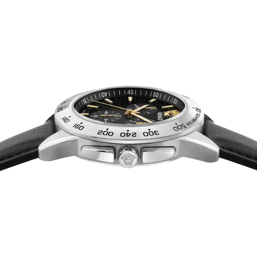 Versace Uhr Herren V‑Sport Chrono Schwarz/Silber VEKIA0125