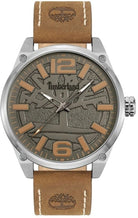 Timberland Analoguhr Herren Ripley-Z Silberfarben Grau Braun TDWGA9000702M