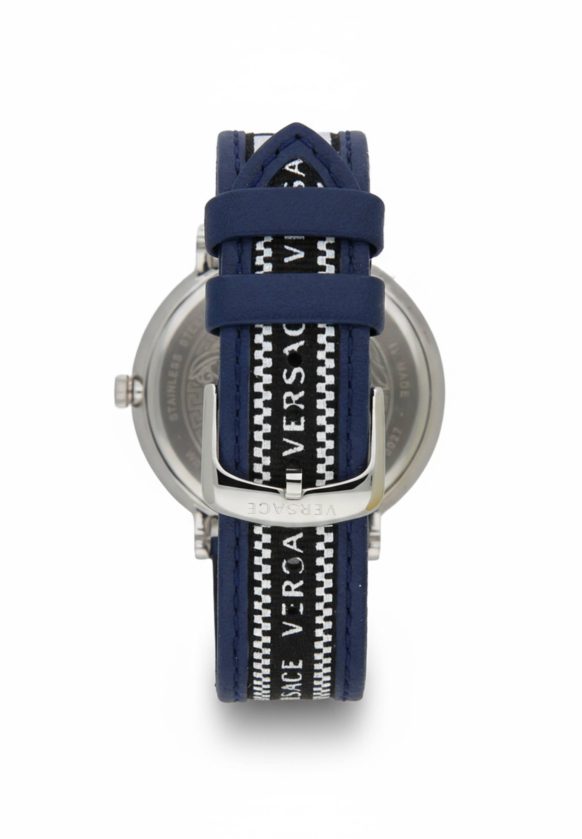 Versace Uhr Herren V‑CIRCLE blau VE5A01121