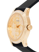 Guess Armbanduhr Damen Annette Analog Bicolor Silber Gold GW0860L1