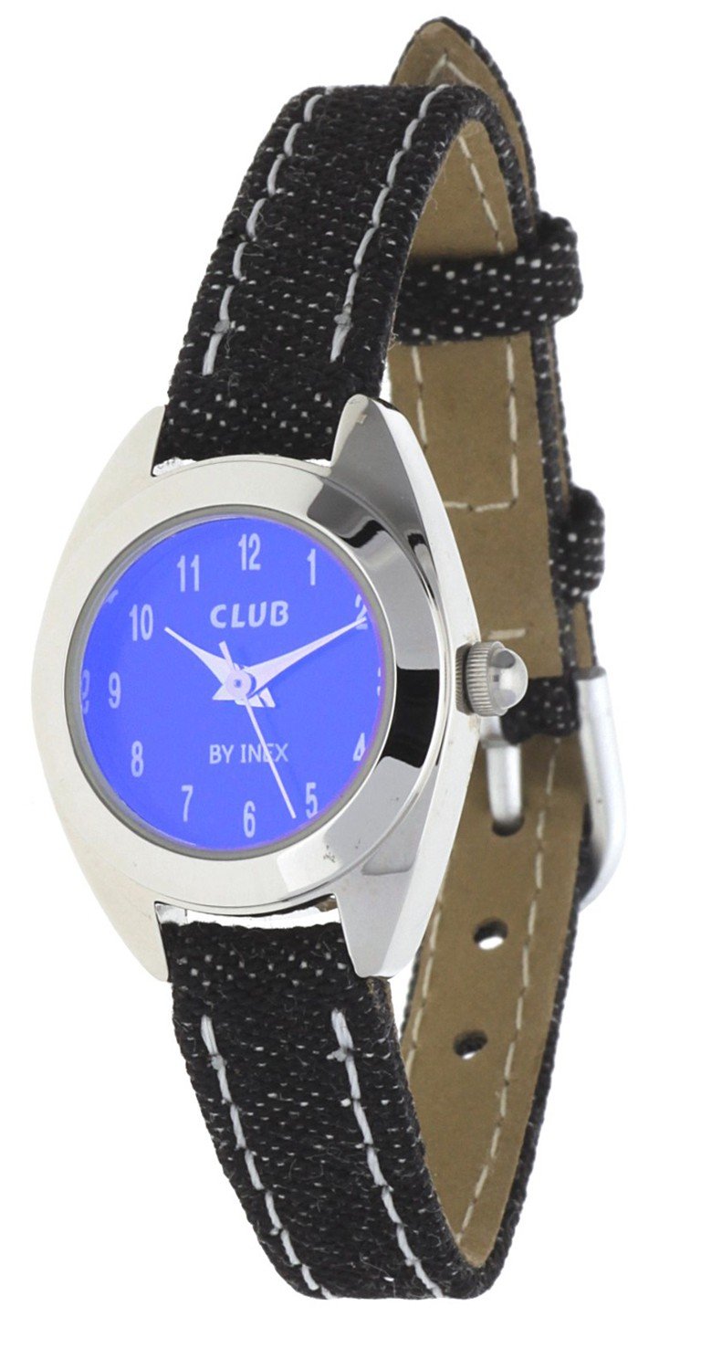 Club BY INEX Mädchen Armbanduhr schwarz A6739S8A