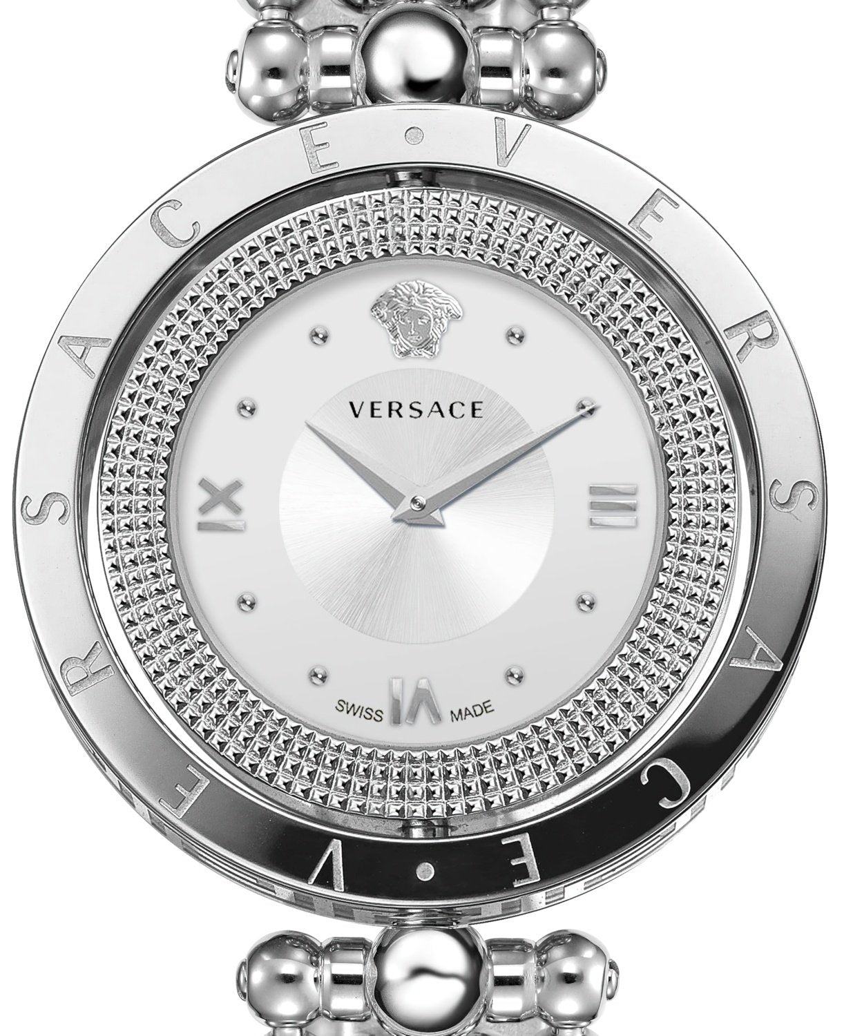 Versace Damen-Armbanduhr Eon Silber VE7901423