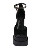 Versace Damen High Heels Medusa schwarz 1002005-1A06465-1B00V