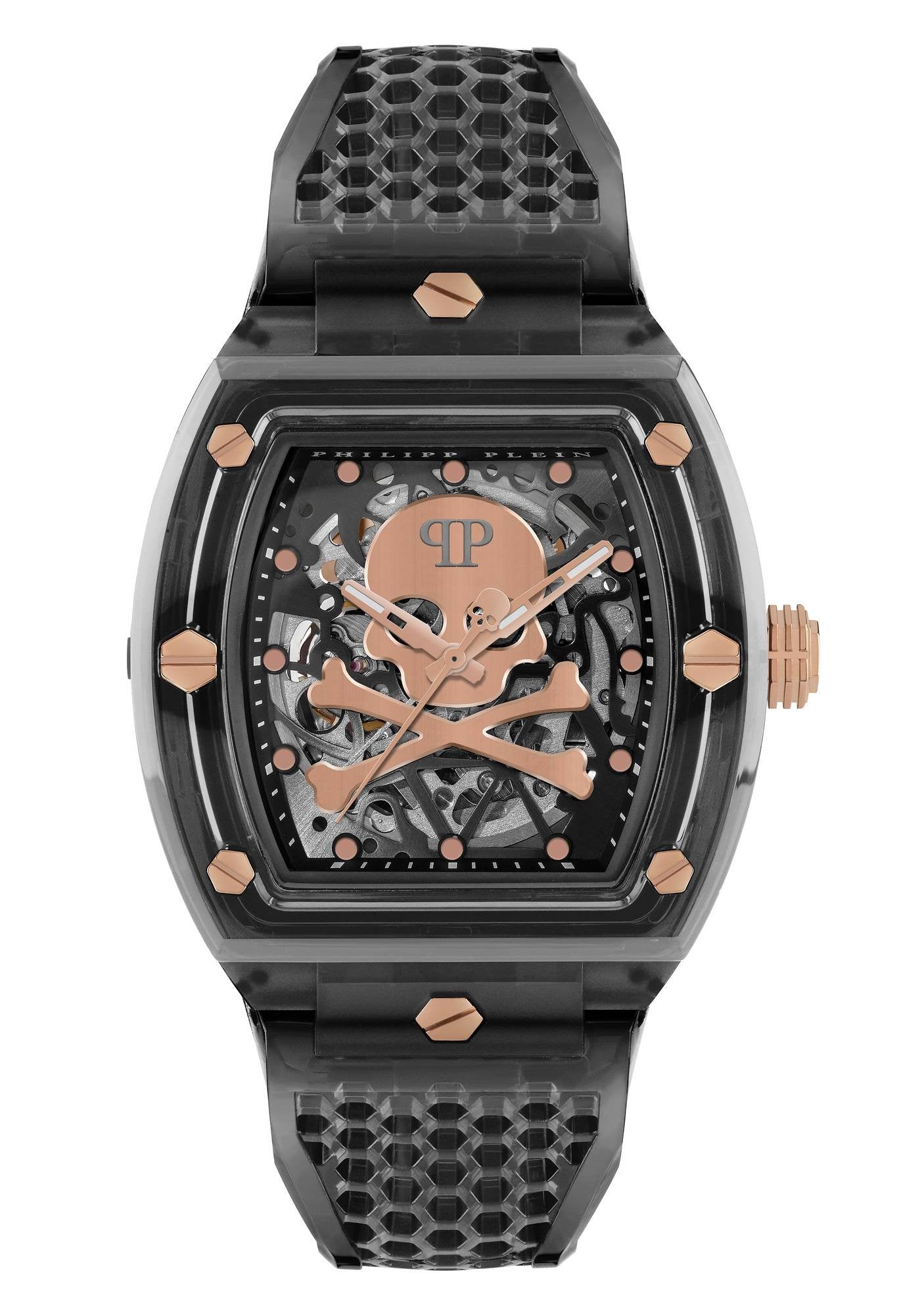 Philipp Plein Automatik Herrenuhr The $keleton Crystal