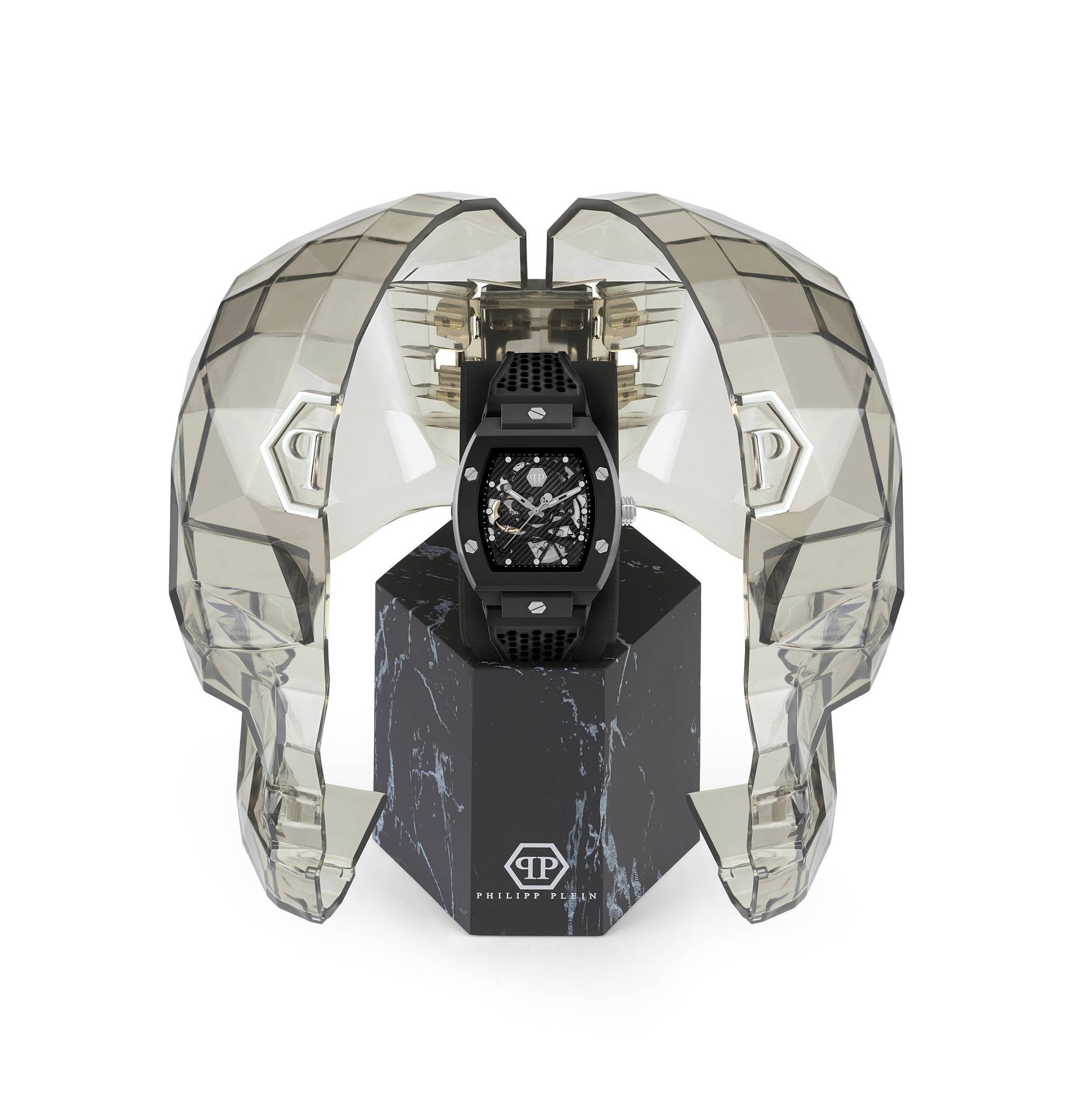 Philipp Plein Automatik Herrenuhr The $keleton Ecoceramic