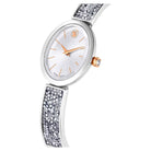 Swarovski Crystal Rock Oval Armbanduhr Damen Silber 5656878