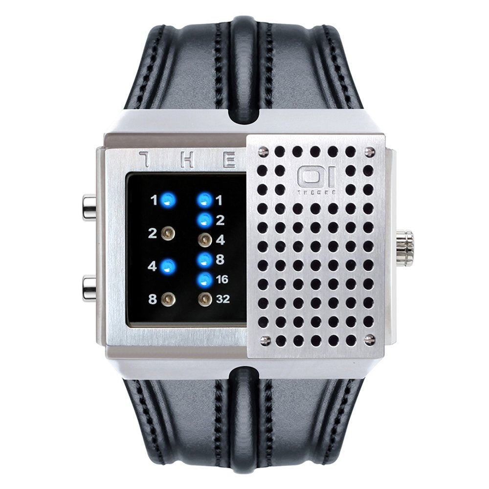 THE ONE Uhr Herren Binär-Armbanduhr Slider Watch SD128B1