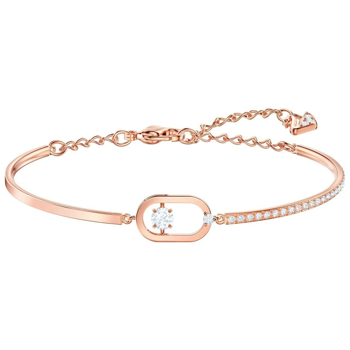Swarovski Armband Damen Sparkling Dance Weiß Roségoldfarben 5604203