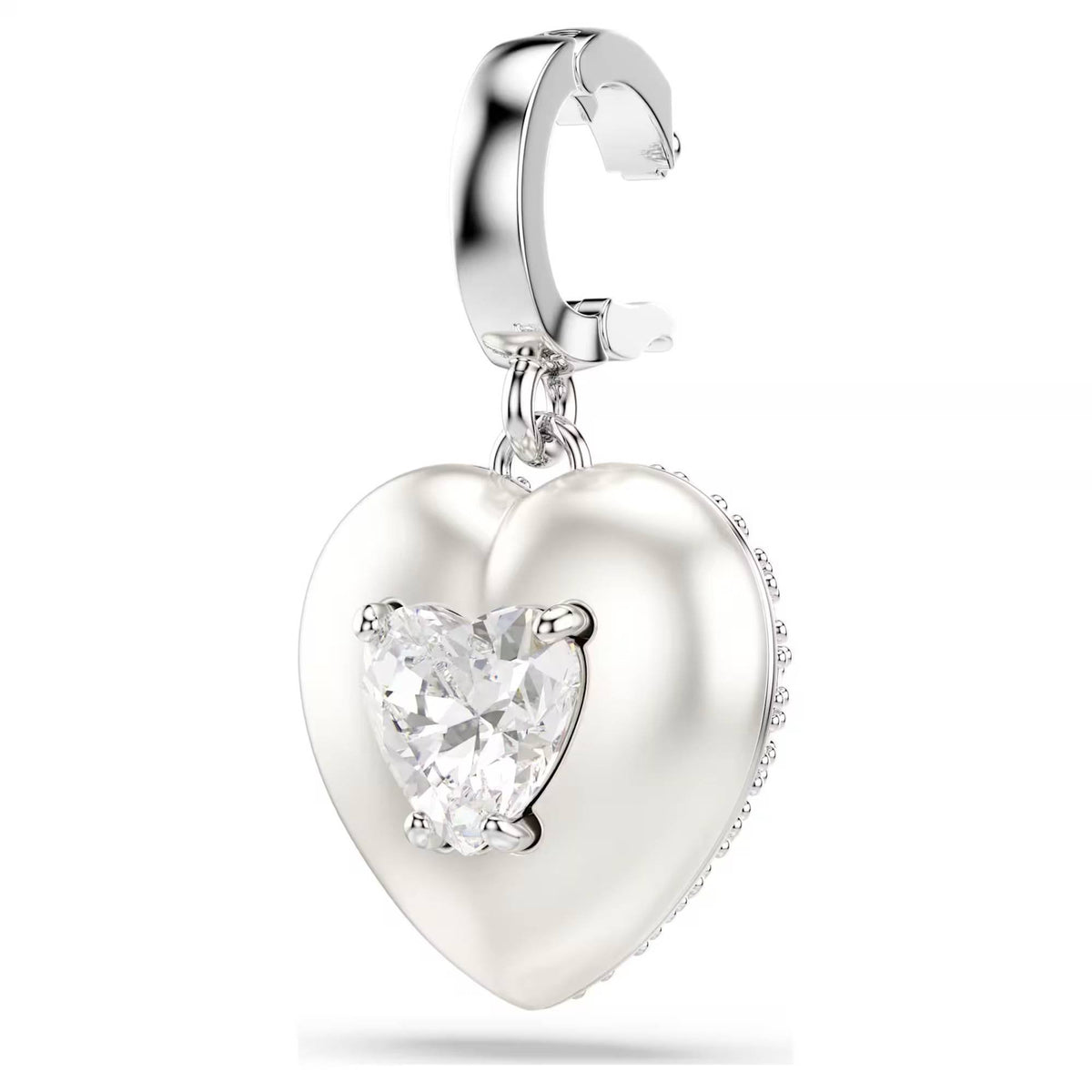 Swarovski Charm Damen Idyllia Herz Weiß Rhodiniert 5742960