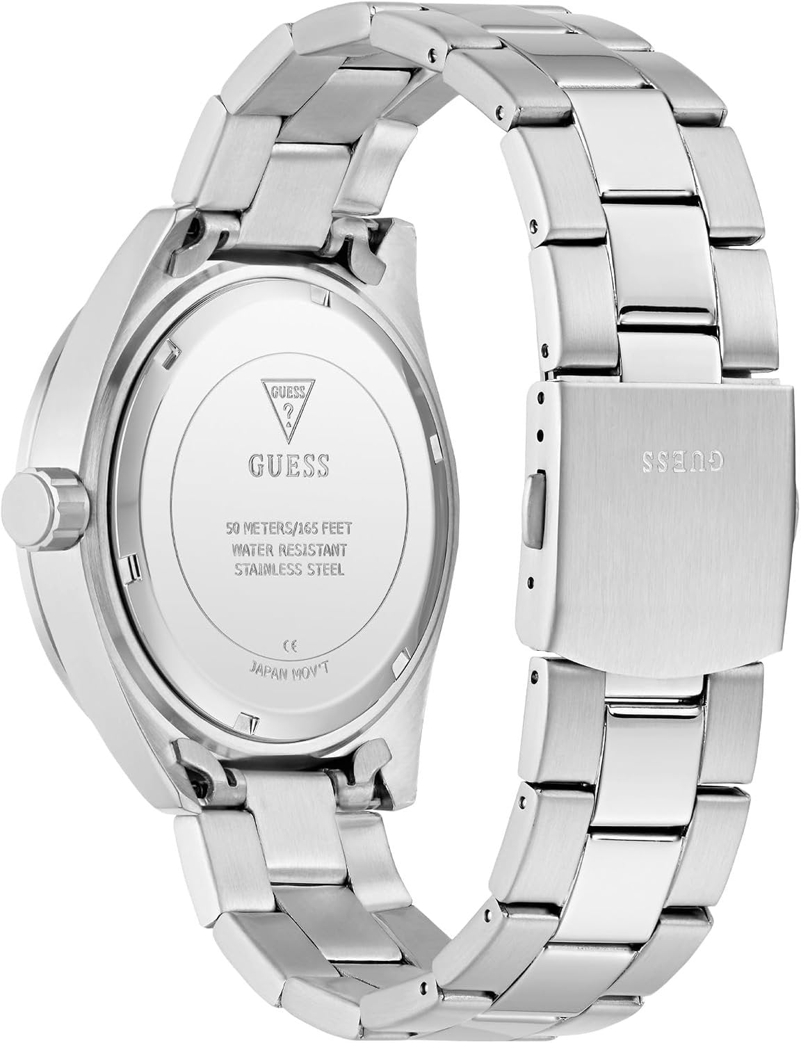 Guess Armbanduhr Herren Letterman Multifunktion Silber GW0904G1