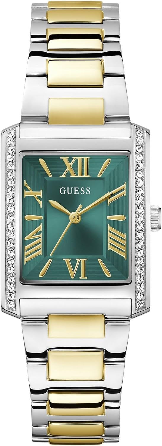Guess Armbanduhr Damen Bonnie Analog Bicolor Silber Gold GW0874L2