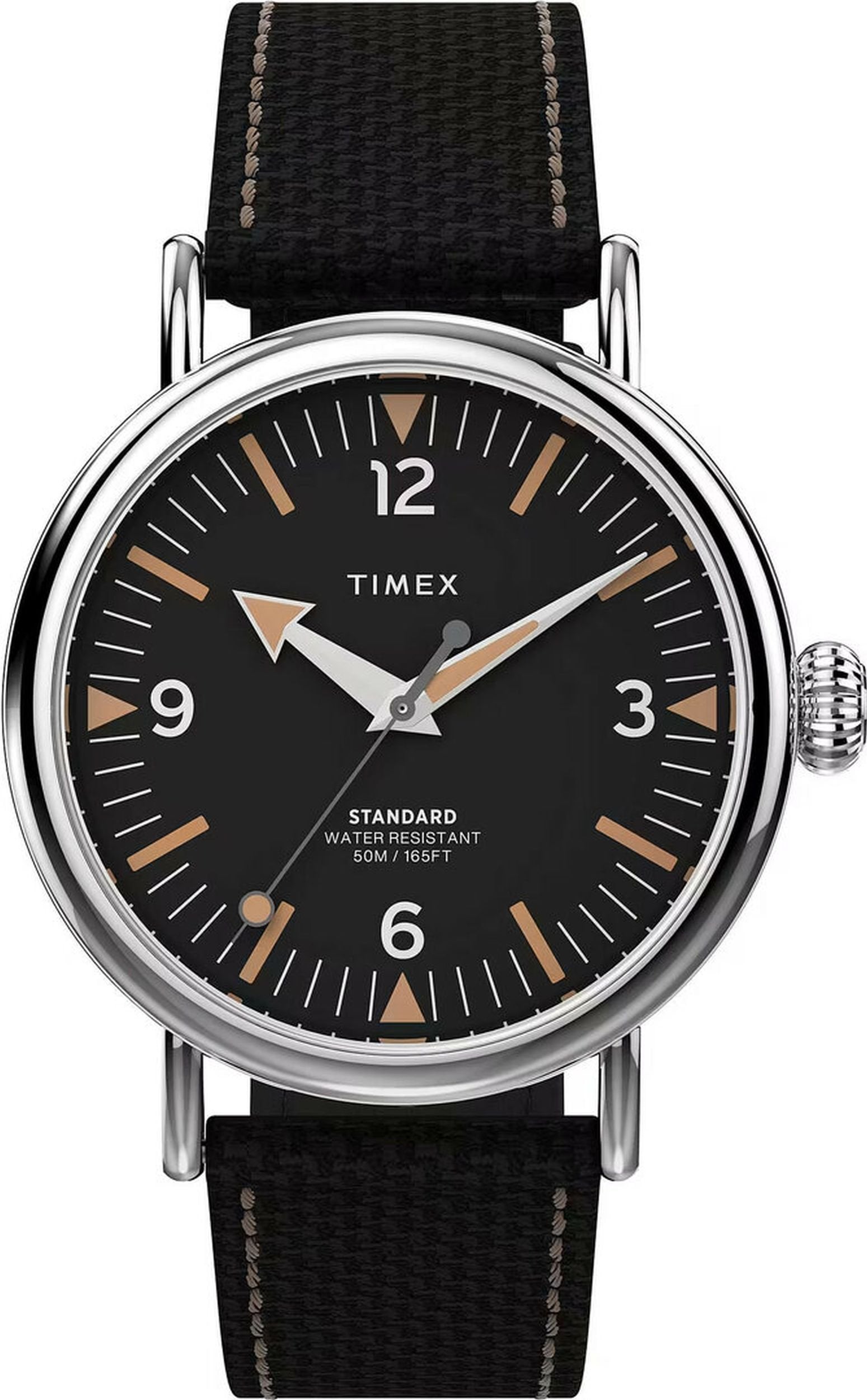Timex Armbanduhr Herren Waterbury Standard Silber/Schwarz TW2V44000UK
