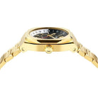 Versace Herrenuhr Automatik V-Contempo Gold/Schwarz VE0I00425