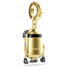 Swarovski Charm Unisex Minions Bob Charm Mehrfarbig Goldlegierungsschicht 5753016