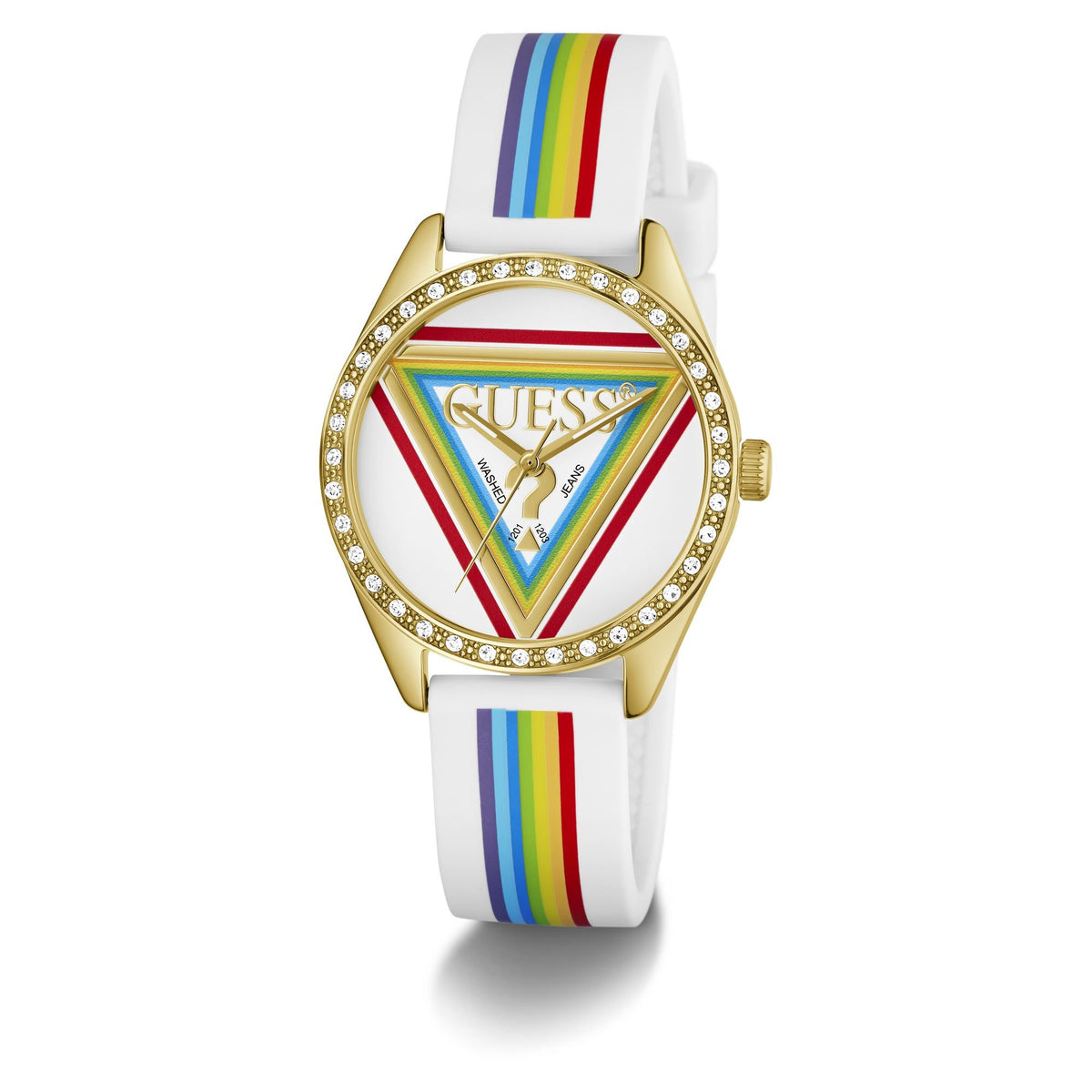 guess Armbanduhr Damen JOY Weiß GW1045L2