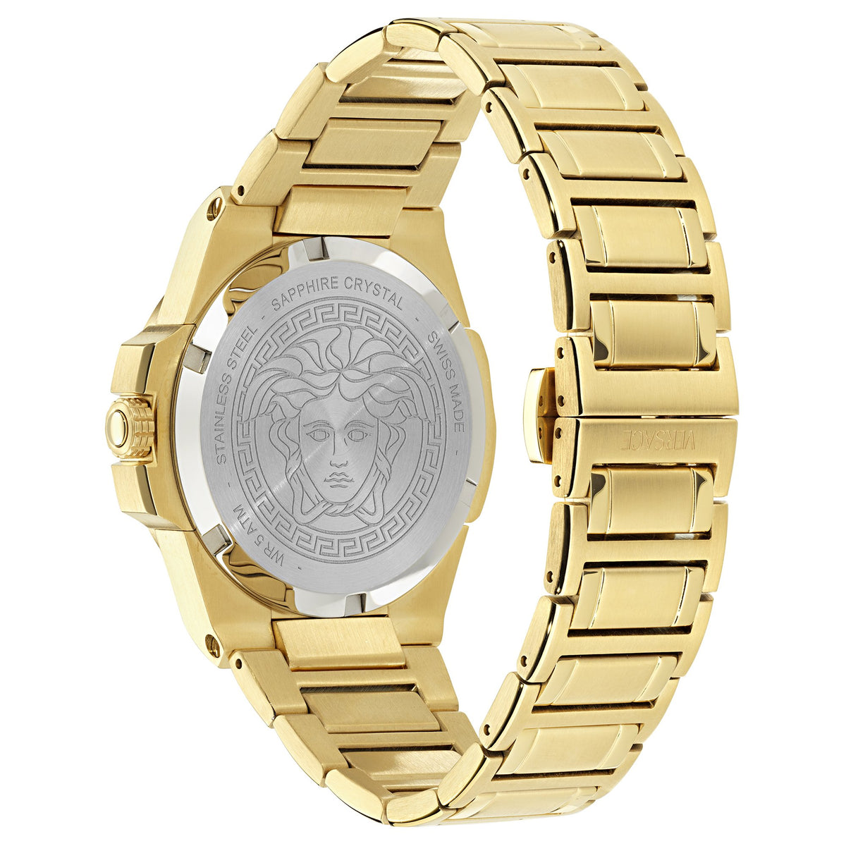 Versace Uhr Damen Hera VE8D00624 Gold Schwarz