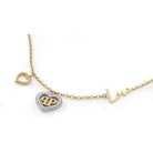 Philipp PLEIN Damen Halskette Plein Rocked Heart Gold PJZEA05NU