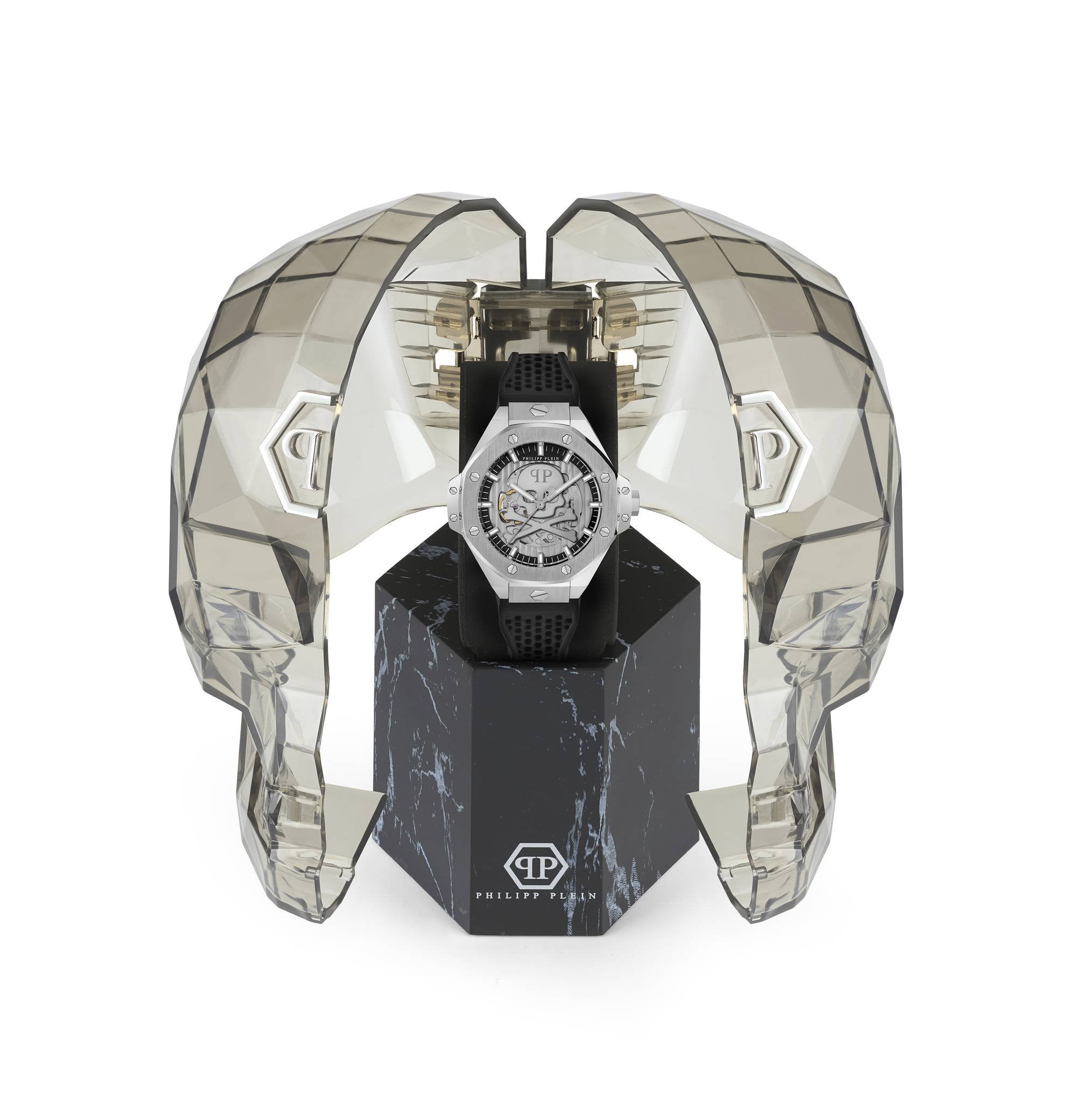 Philipp Plein Automatik Herrenuhr Plein $keleton Royal