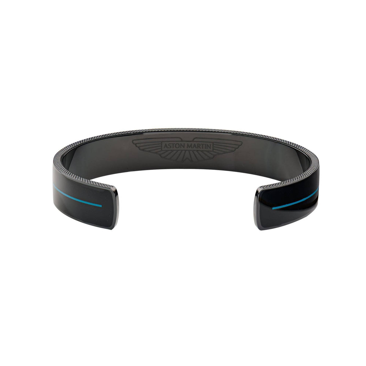 Aston Martin Armband Herren AML ICON Edelstahl/Emaille Schwarz MJITF5BL0