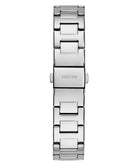 Guess Damen Armbanduhr Eve silber, schwarz 32 mm GW0615L1