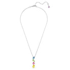 Swarovski Halskette Damen Gema Y Pendant multicolor rhodiniert 5692421