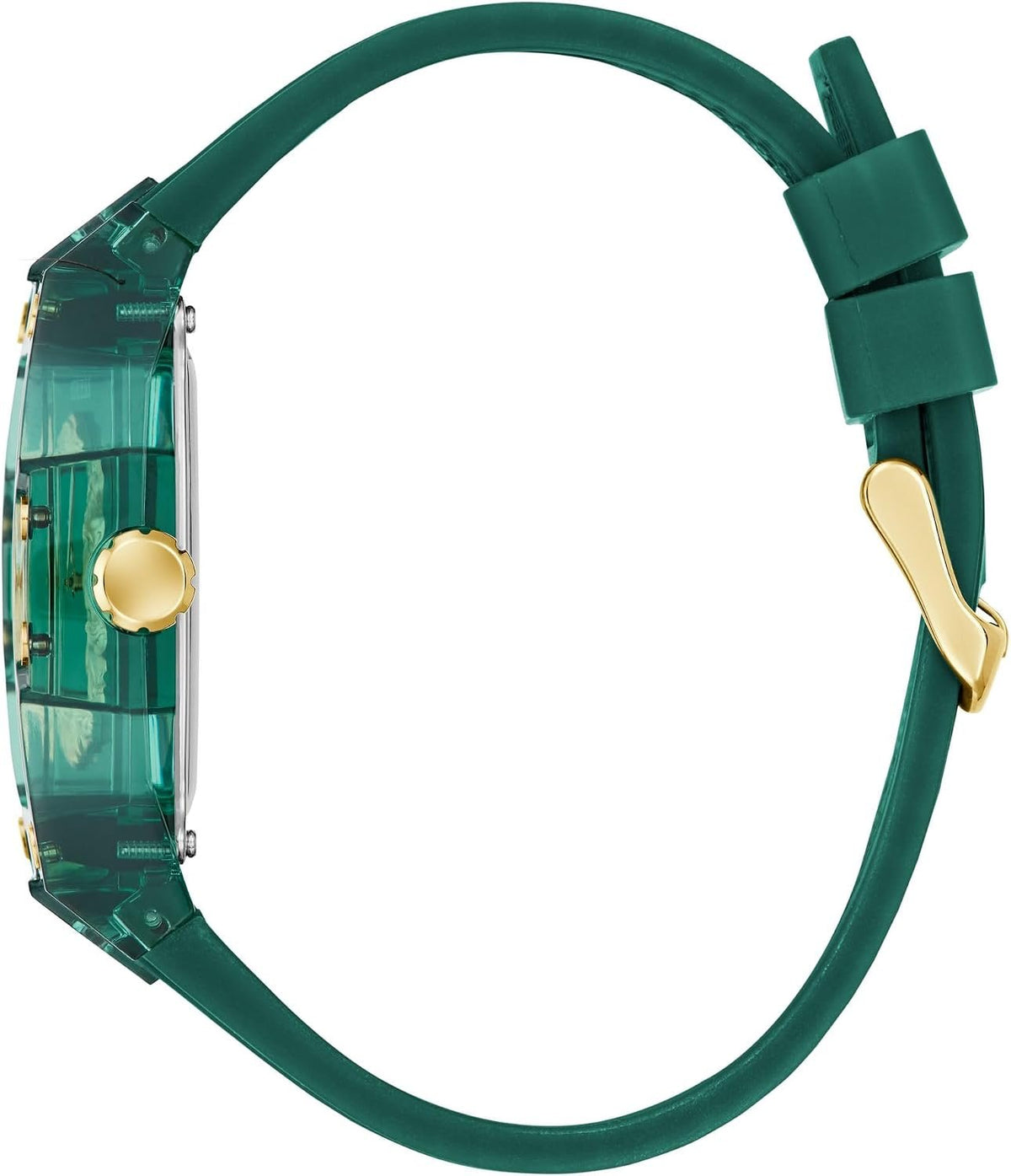 Guess Analoguhr Herren Phoenix Grün Transparent GW0959G2