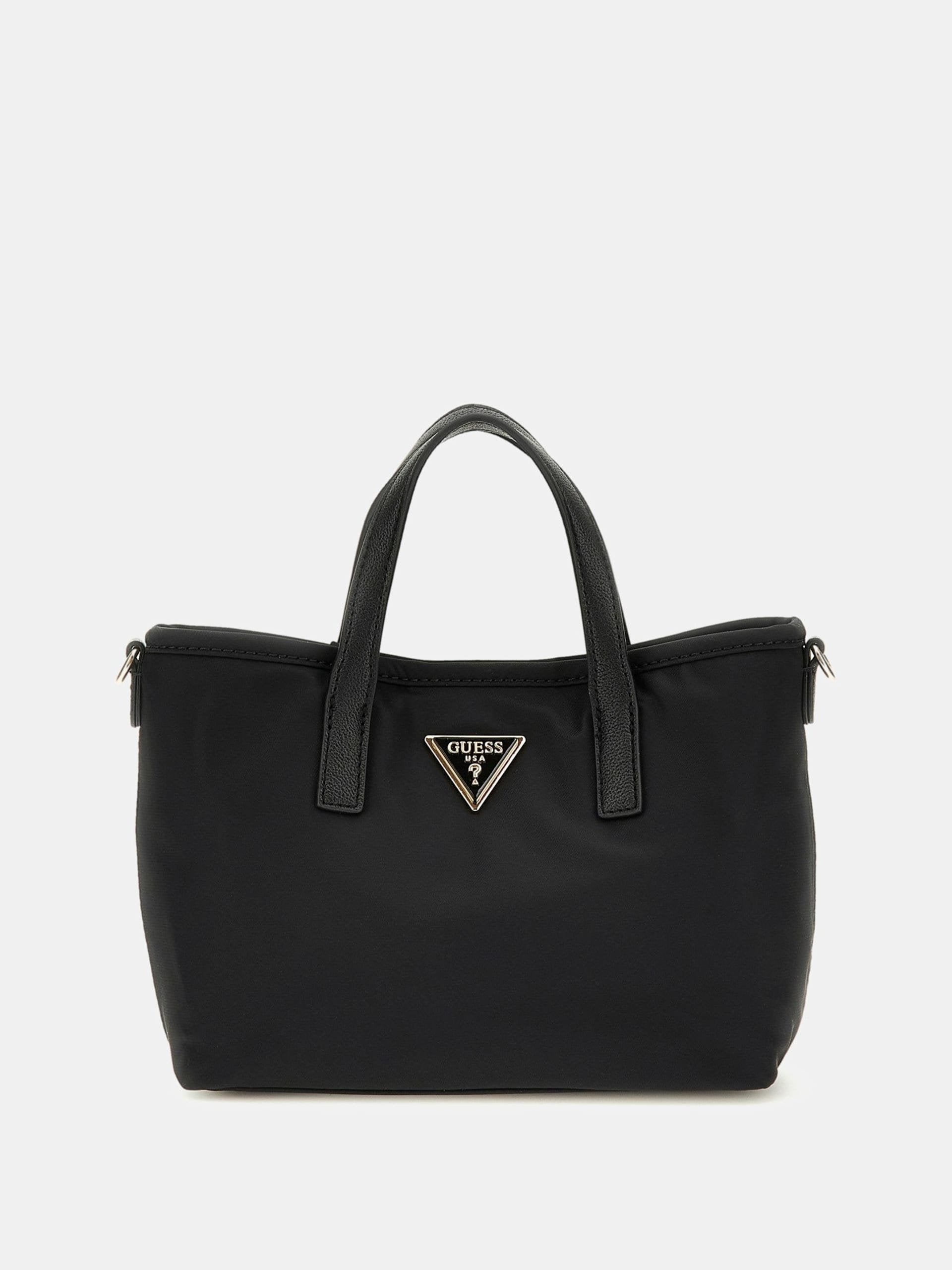 Guess Handtasche Damen Latona Mini Shopper Schwarz HWYY9211750BLA