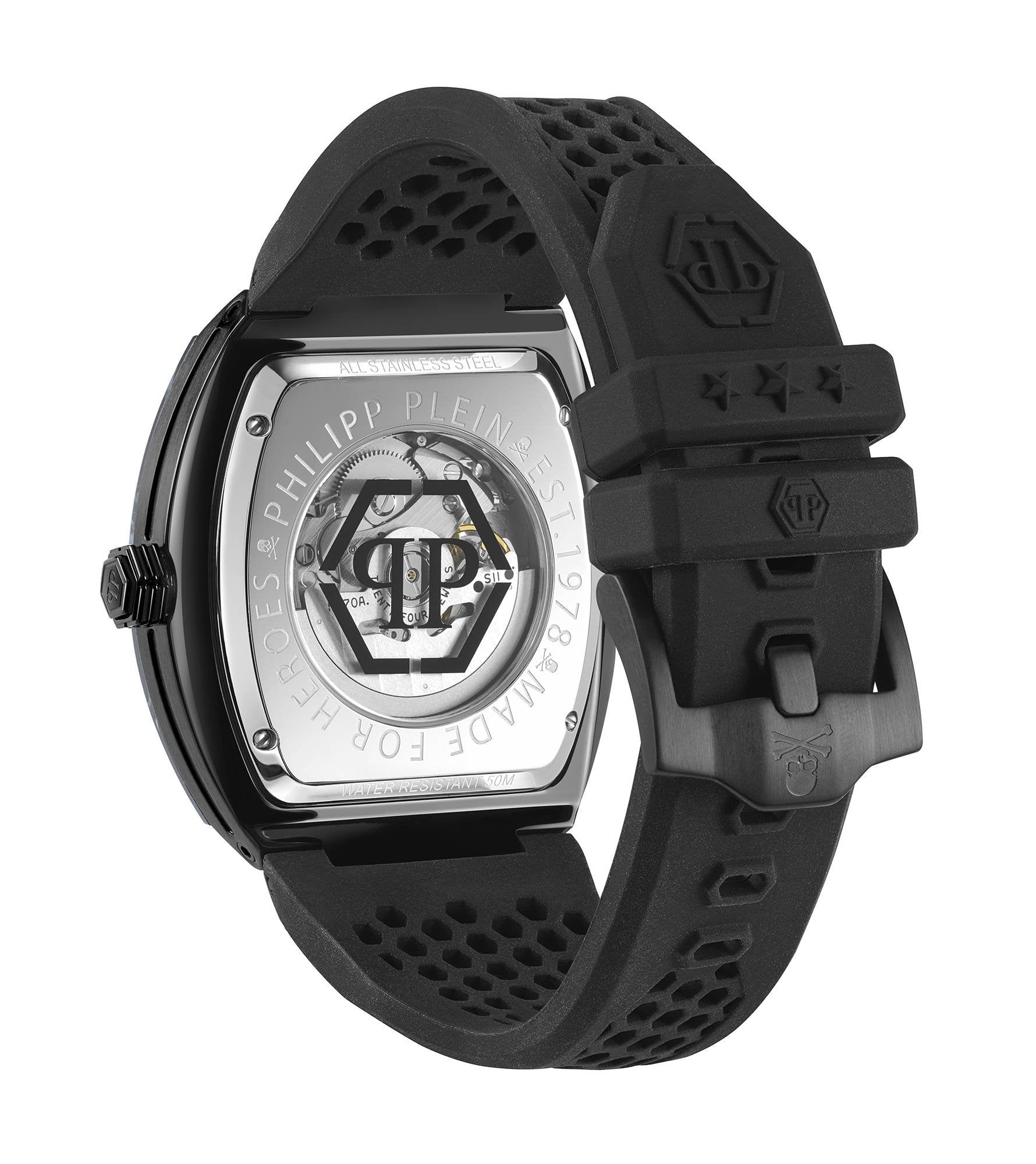 Philipp Plein Automatik Herrenuhr The $keleton Phantom PWBAA0221