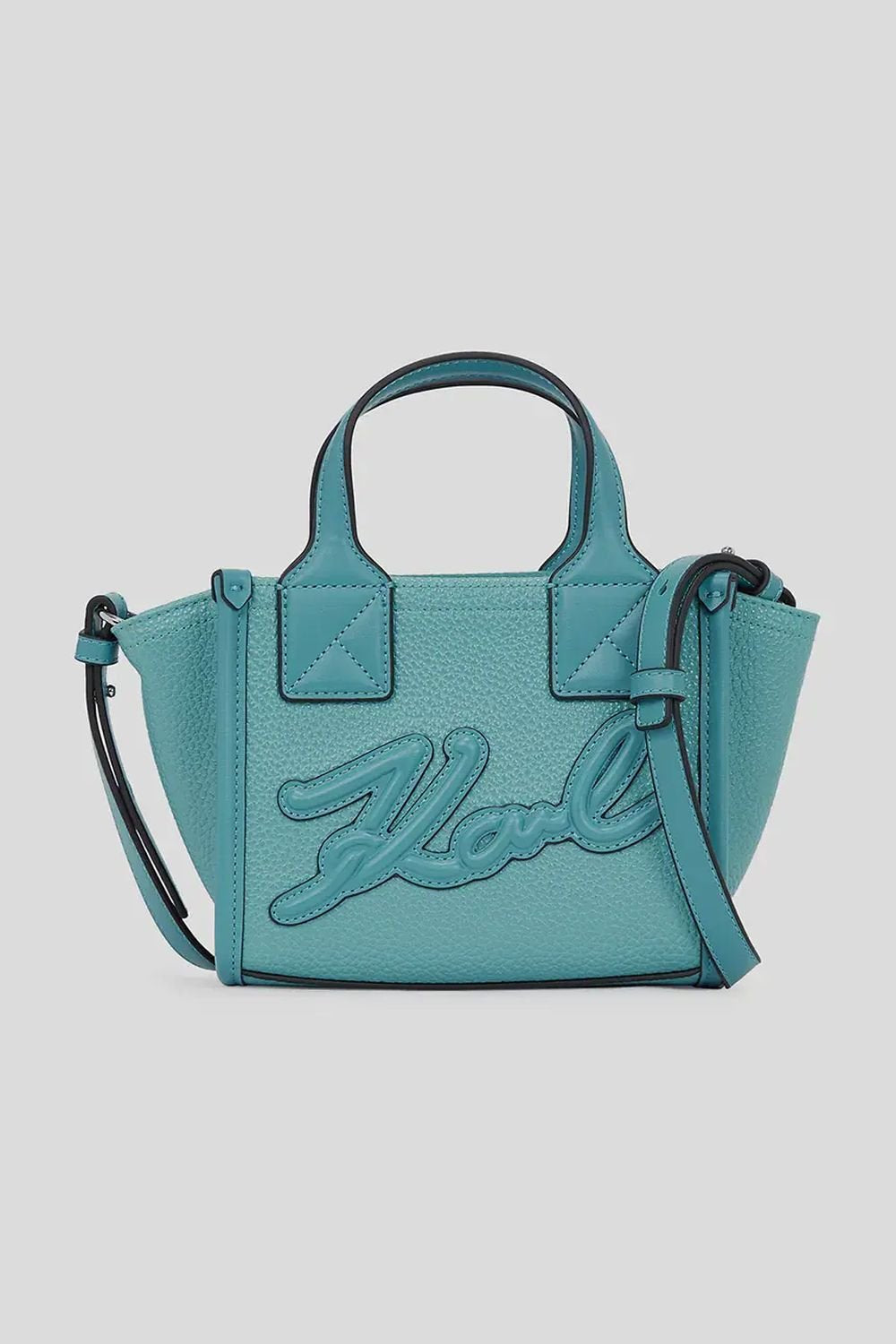 Karl Lagerfeld Handtasche Damen K Skuare Small Tote Türkis A3W30028
