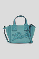 Karl Lagerfeld Handtasche Damen K Skuare Small Tote Türkis A3W30028