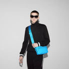 Gucci Umhängetasche Unisex Rubber‑Effect Crossbody Bag Blue 771293‑AADKD‑4336