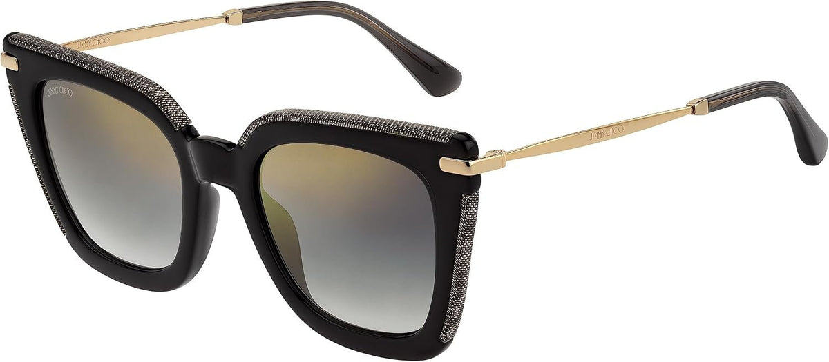 Jimmy Choo Unisex Ciara/G/S Sonnenbrille, Grey Glitter Gold, 52