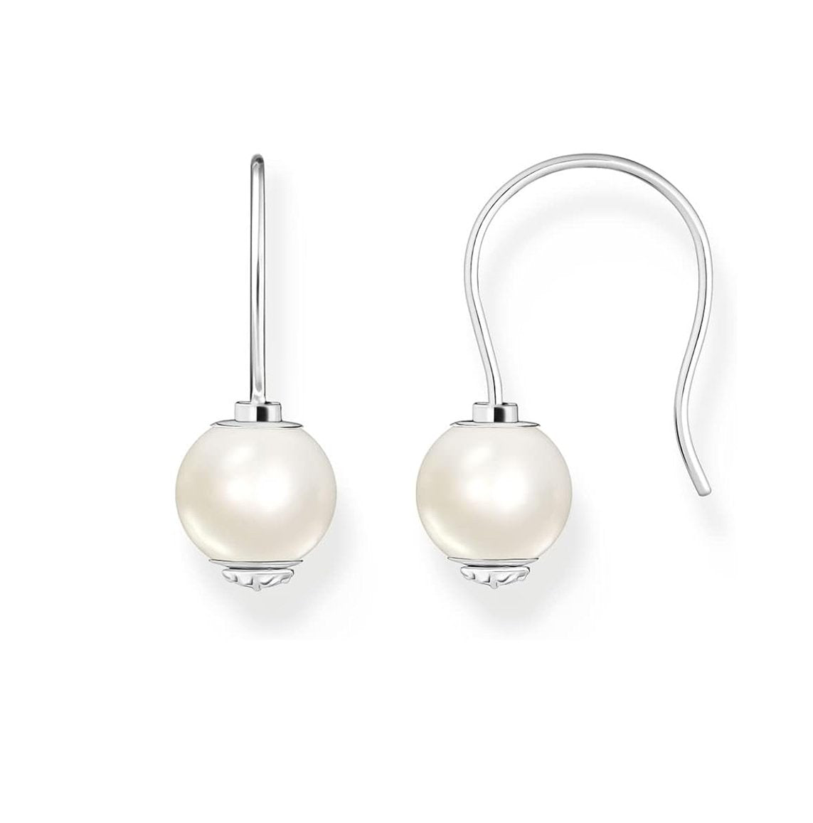 Thomas Sabo Damen Ohrringe Paar Ohrhaken mit Süßwasserzuchtperle weiß H2252-082-14