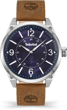 Timberland Analoguhr Herren Palmyra-Z Silberfarben Blau Braun TDWGA9000603M