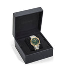 Versace Uhr Herren Greca Logo Diver Grün/Silber‑Gold VE8G00524