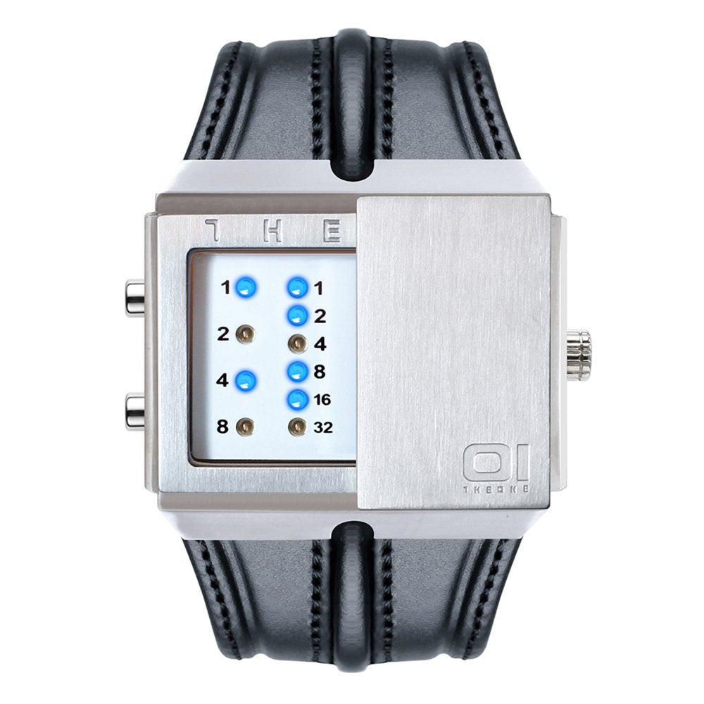 THE ONE Uhr Herren Binär-Armbanduhr Slider Watch SD101B1