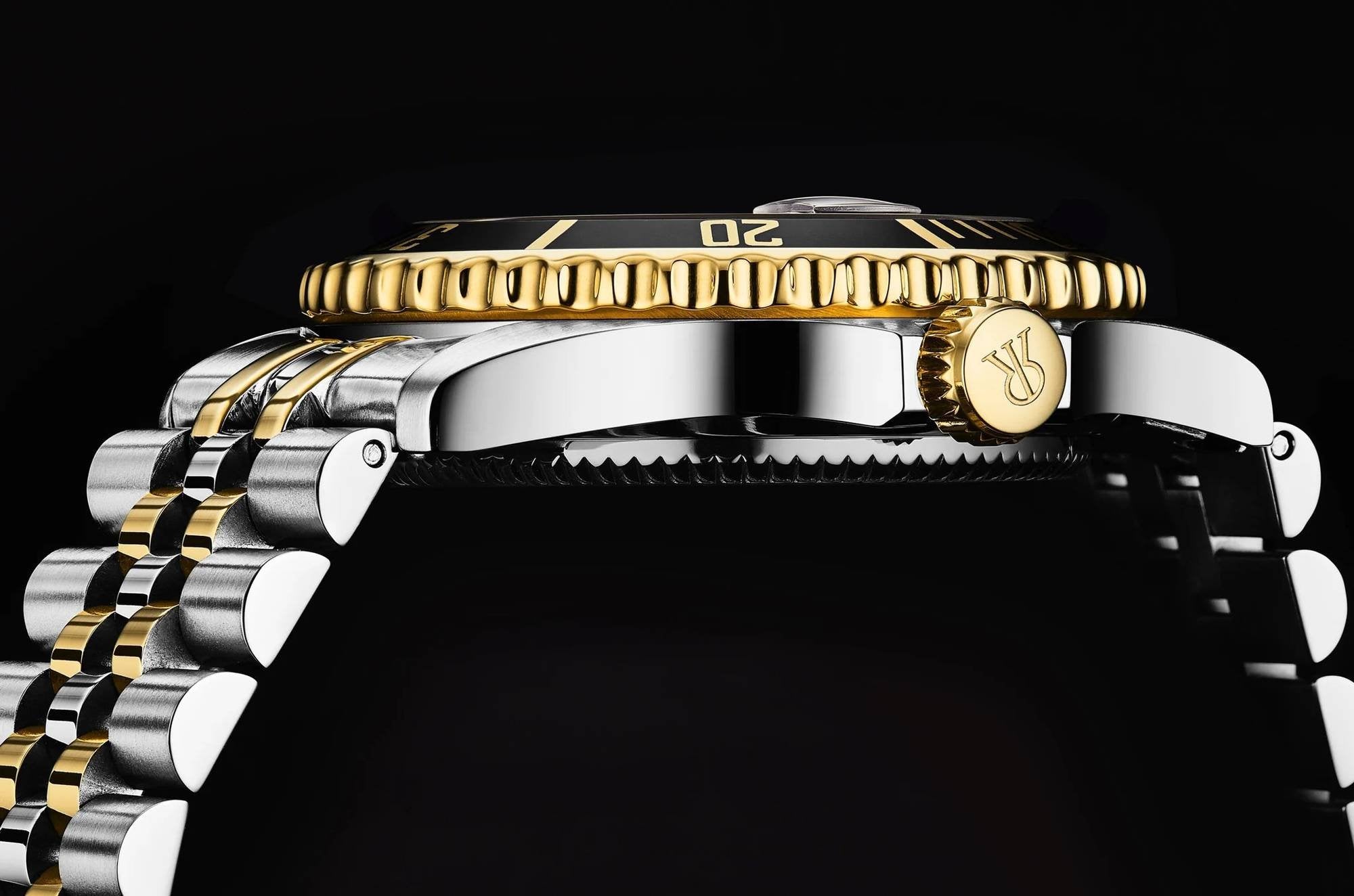 Revue Thommen Herren Armbanduhr Automatik Diver bicolor 42 mm 17571.2247