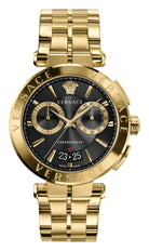 Versace Aion Chronograph Herrenuhr Gold Armband Edelstahl 45mm VE1D017 21