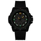 Luminox Herren Armbanduhr Commando Raider Dual Time Schwarz/Beige XL.3321