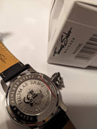 Thomas Sabo Herren Armbanduhr REBEL WITH KARMA 46 mm Armband Leder WA0295-218-203-46 MM
