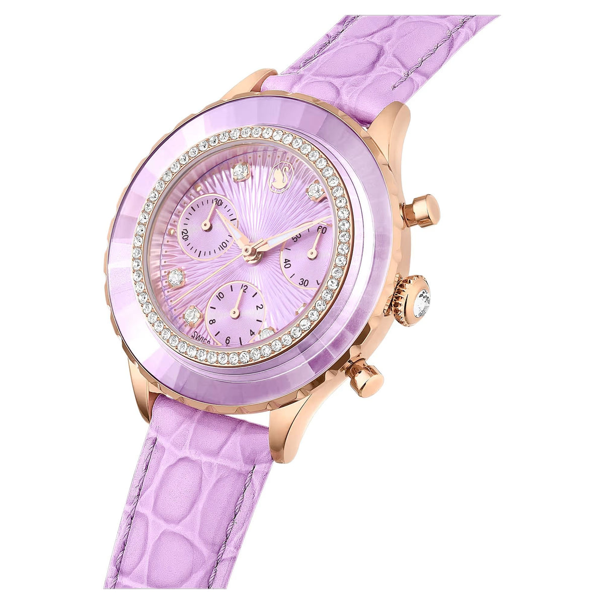 Swarovski Chronograph Damen Octea Chrono violett roségold 5690804