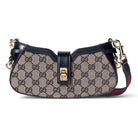 Gucci Handtasche Damen Moon Side mini  Shoulder Bag Beige Blau 786015-FADAC-8559