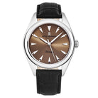 Revue Thommen Herren-Automatikuhr 'Heritage' Zifferblatt braun, schwarzem Lederarmband, 21010-2539