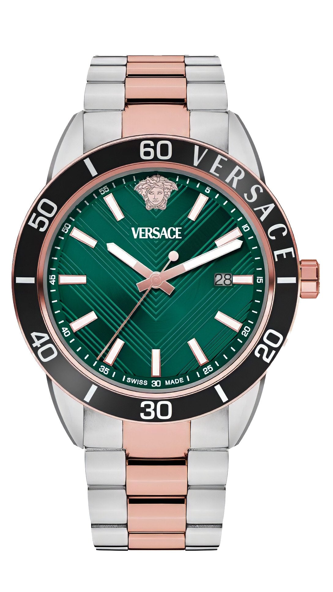 Versace Herren Quarzuhr Greca Urban Grün VEYCA0624