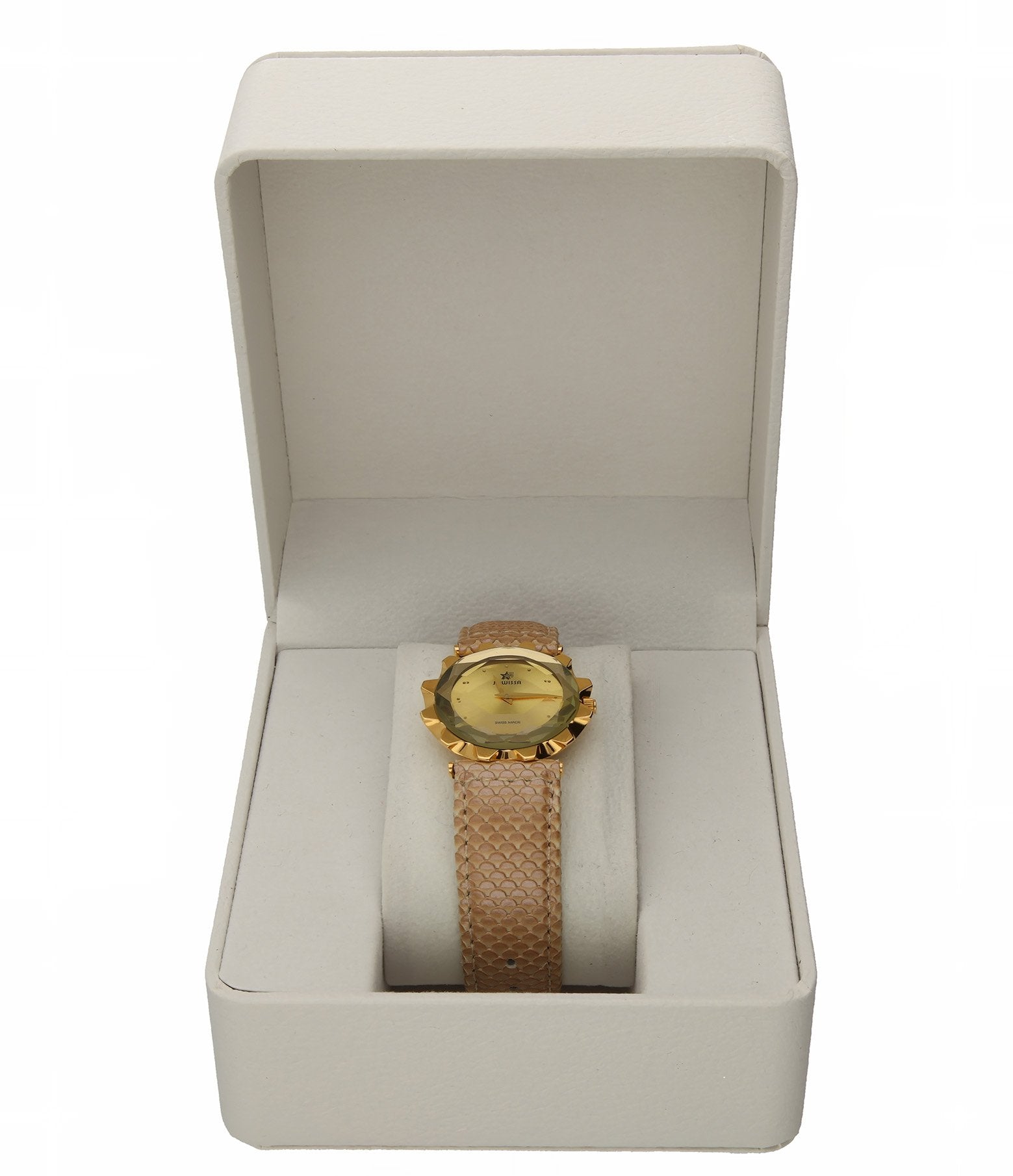 Jowissa Damenuhr Flora Lederarmband braun I.0133.M
