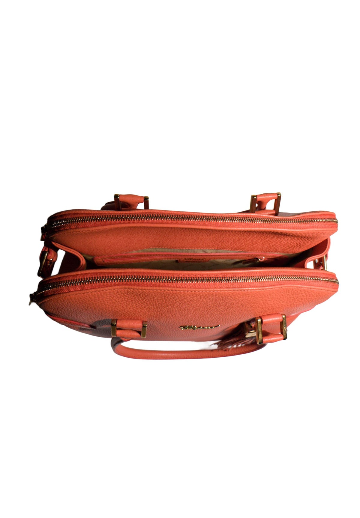 Chopard Handtasche Damen Leder Orange