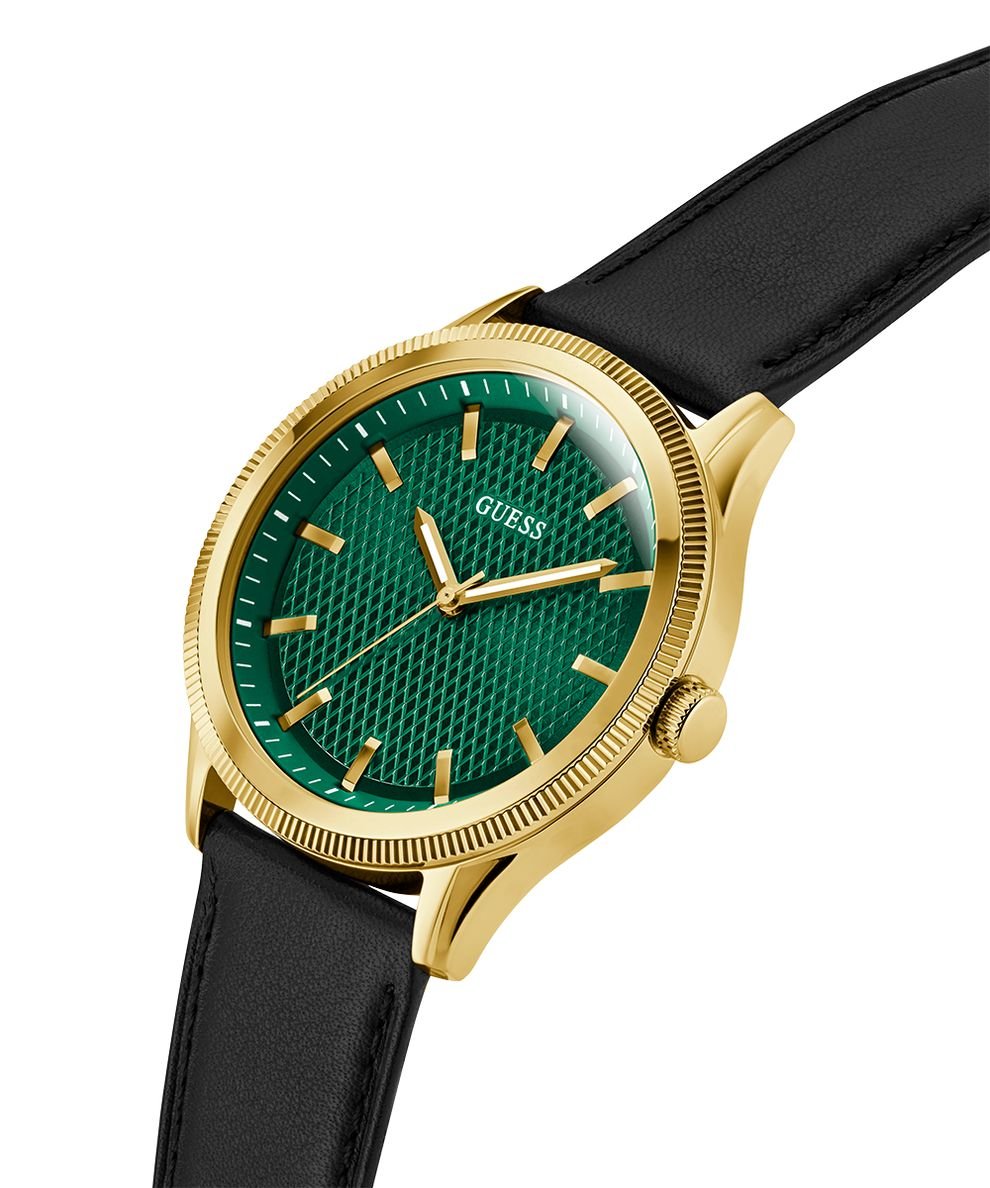 Guess Herren Armbanduhr Schwarz/Gold GD DEX GW0846G1