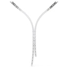 Swarovski Halskette Damen Matrix Y necklace weiß rhodiniert 5707988