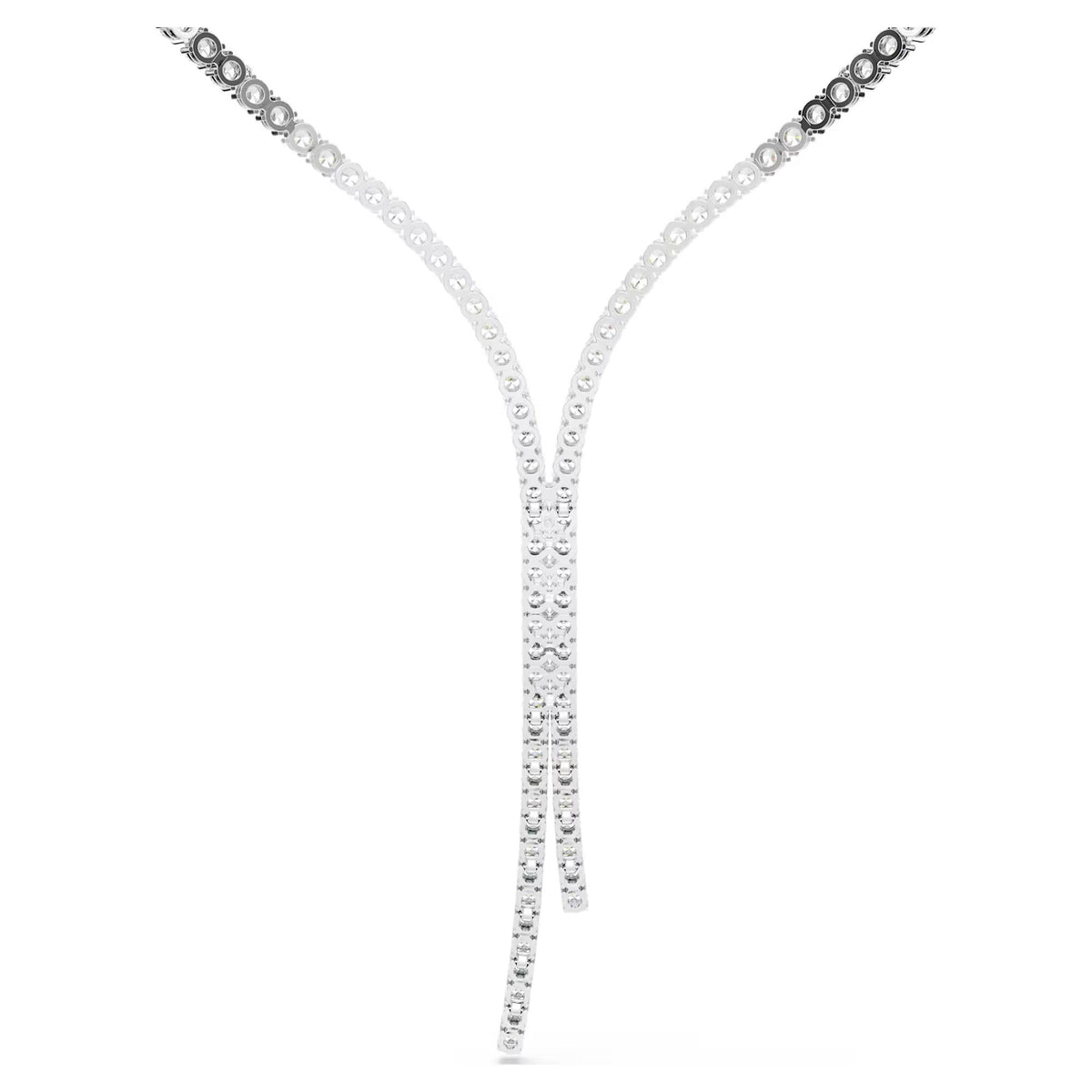 Swarovski Halskette Damen Matrix Y necklace weiß rhodiniert 5707988